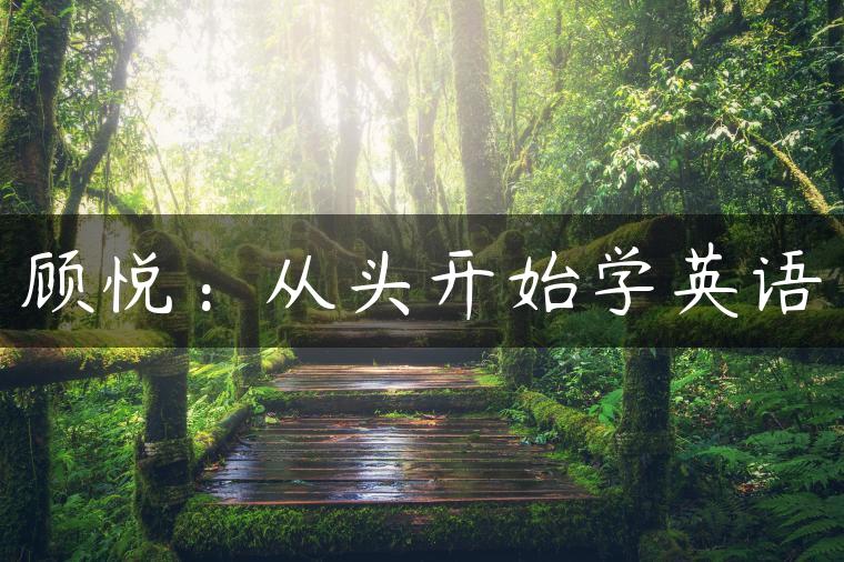 顾悦:从头开始学英语 顾悦:从头开始学英语