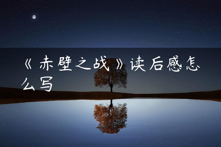 《赤壁之战》读后感怎么写