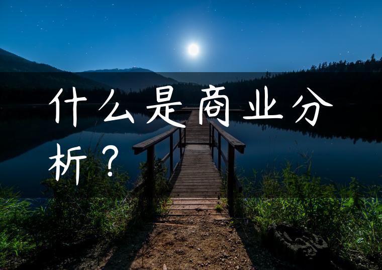 什么是商业分析？