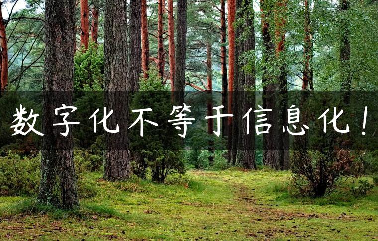 数字化不等于信息化！