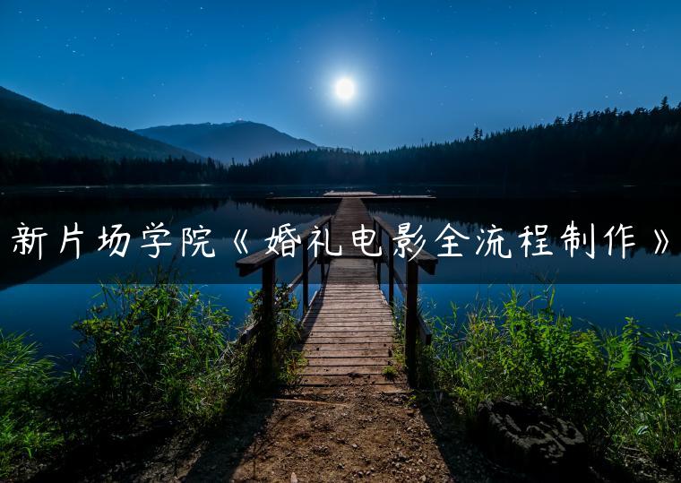 新片场学院《婚礼电影全流程制作》