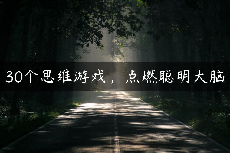 30个思维游戏，点燃聪明大脑