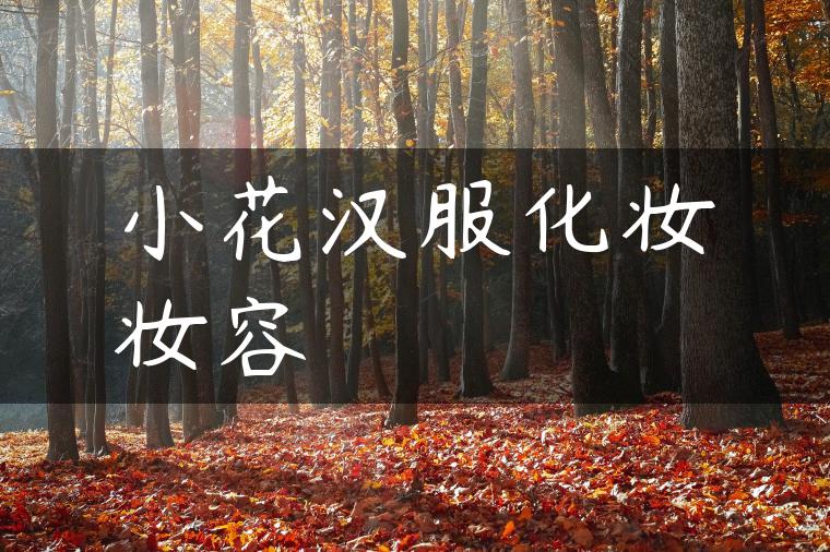 小花汉服化妆妆容