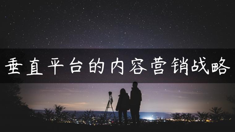 垂直平台的内容营销战略
