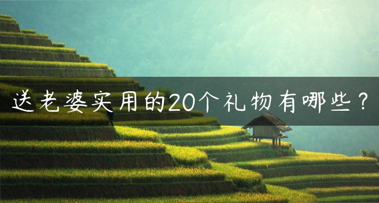 送老婆实用的20个礼物有哪些？