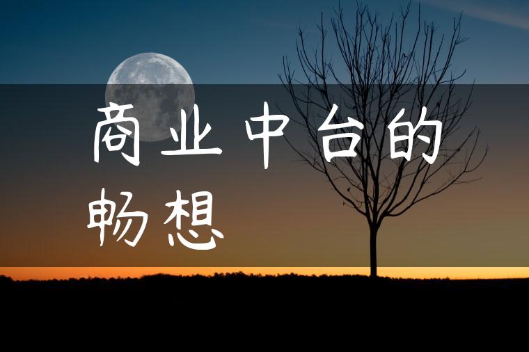 商业中台的畅想