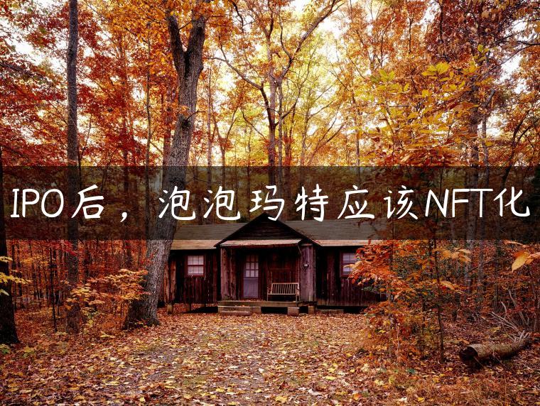 IPO后，泡泡玛特应该NFT化
