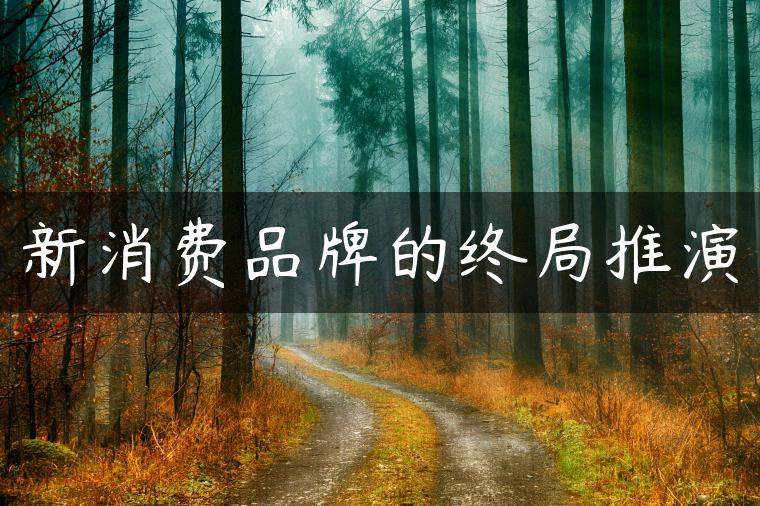 新消费品牌的终局推演