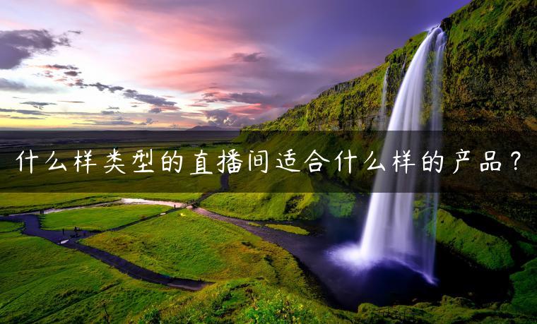 什么样类型的直播间适合什么样的产品？