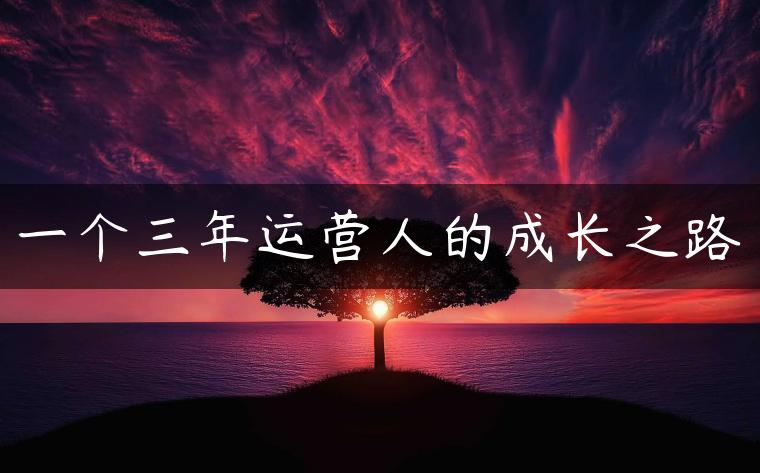 一个三年运营人的成长之路
