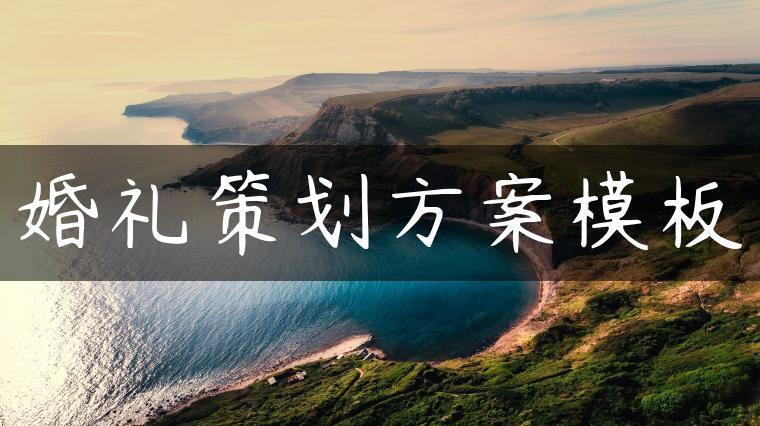婚礼策划方案模板