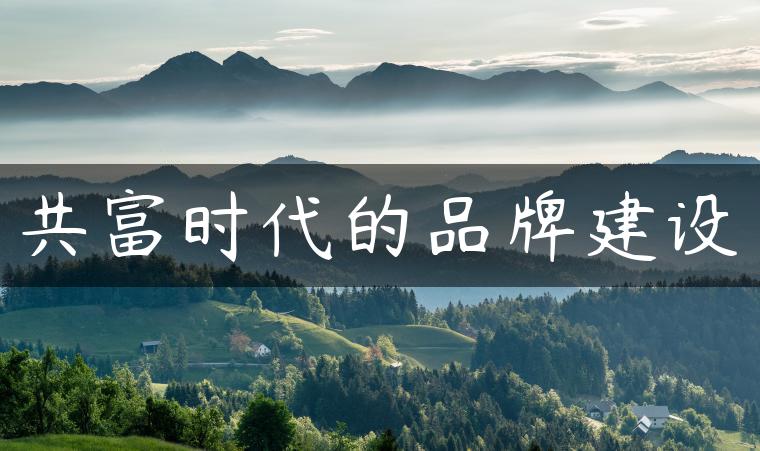共富时代的品牌建设
