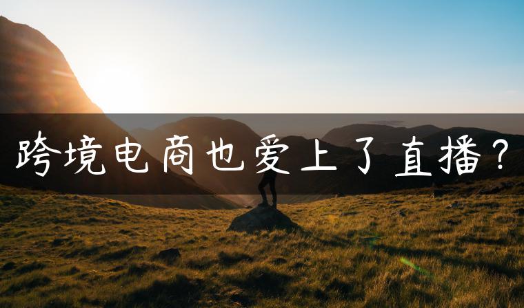 跨境电商也爱上了直播？