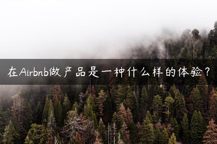 在Airbnb做产品是一种什么样的体验？