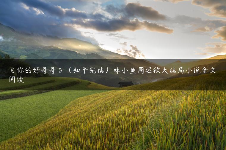 《你的好哥哥》(知乎完结)林小鱼周迟欲大结局小说全文阅读 《你的好哥哥》(知乎完结)林小鱼周迟欲大结局小说全文阅读