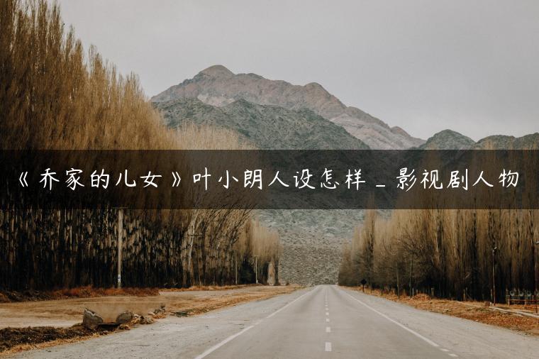 《乔家的儿女》叶小朗人设怎样_影视剧人物