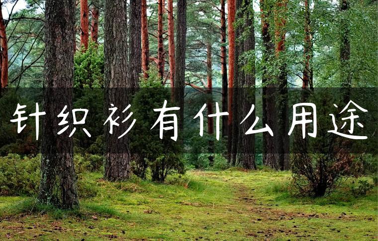 针织衫有什么用途