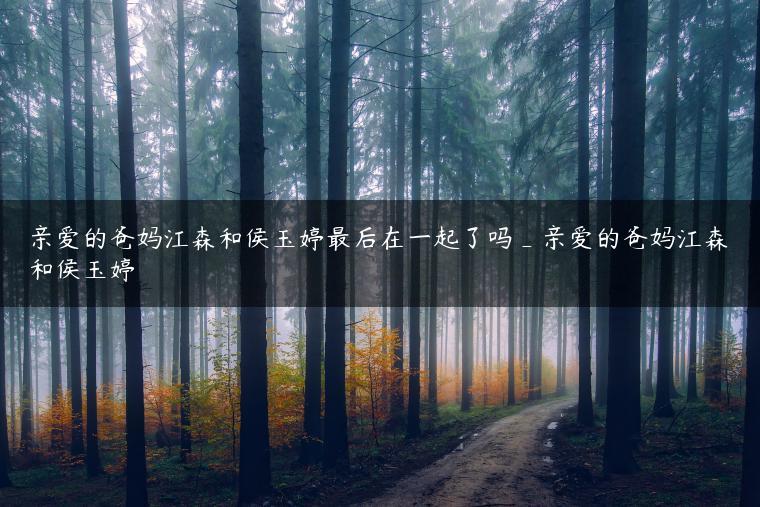 亲爱的爸妈江森和侯玉婷最后在一起了吗_亲爱的爸妈江森和侯玉婷
